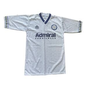VTG Leeds United Jersey Mens Small Home Admiral Sportswear Soccer Football 90s